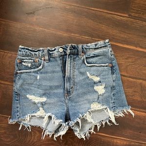 Abercrombie High Rise Mom Shorts